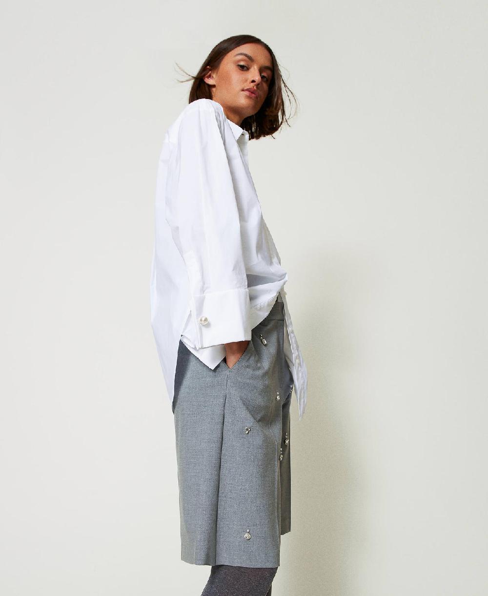 Scee by twin set Shorts con ricami a mano Negozi Online
