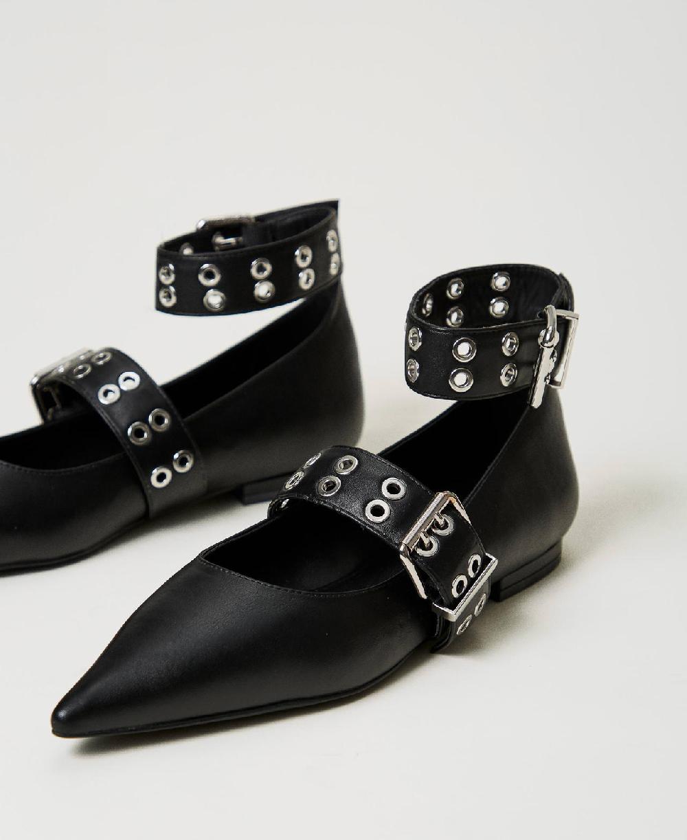 Scee by twin set Ballerine con cinturini Sottocosto