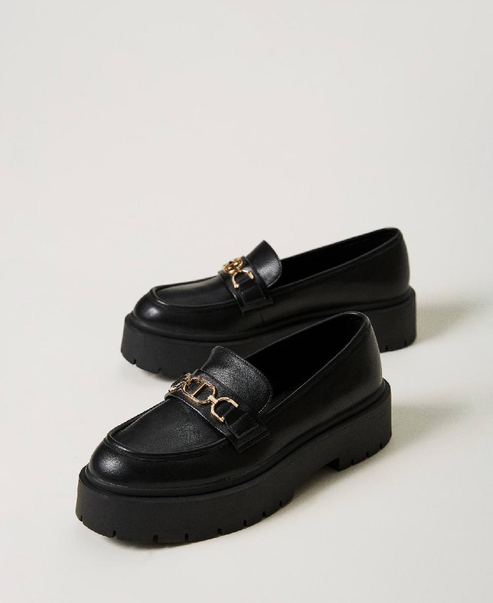 Scee by twin set Mocassini con morsetto Oval T Sconto