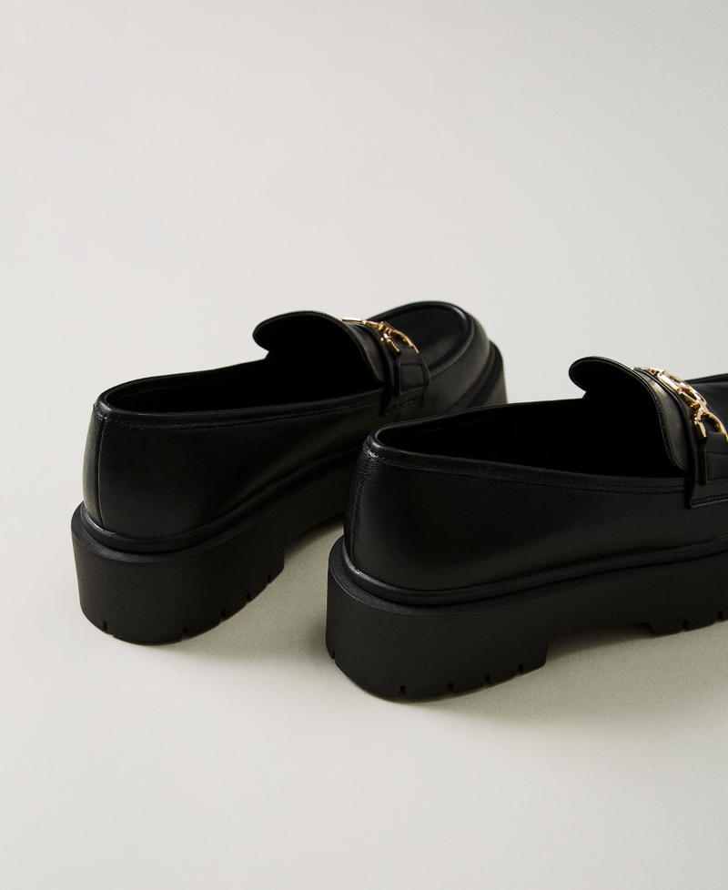 Scee by twin set Mocassini con morsetto Oval T Sconto