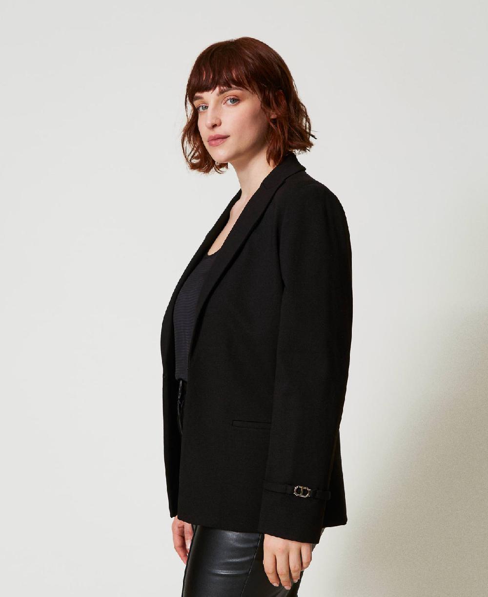 Scee by twin set Giacca blazer con cinturino Oval T Negozio
