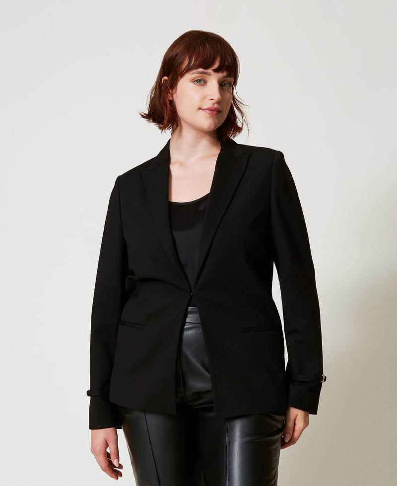 Scee by twin set Giacca blazer con cinturino Oval T Negozio