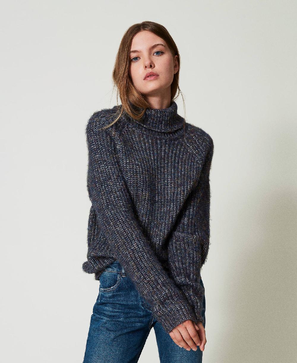 Scee by twin set Maglia in filato multicolor con lurex Moda