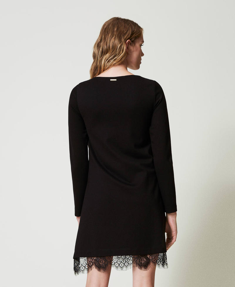 Scee by twin set Abito corto con pizzo 2025