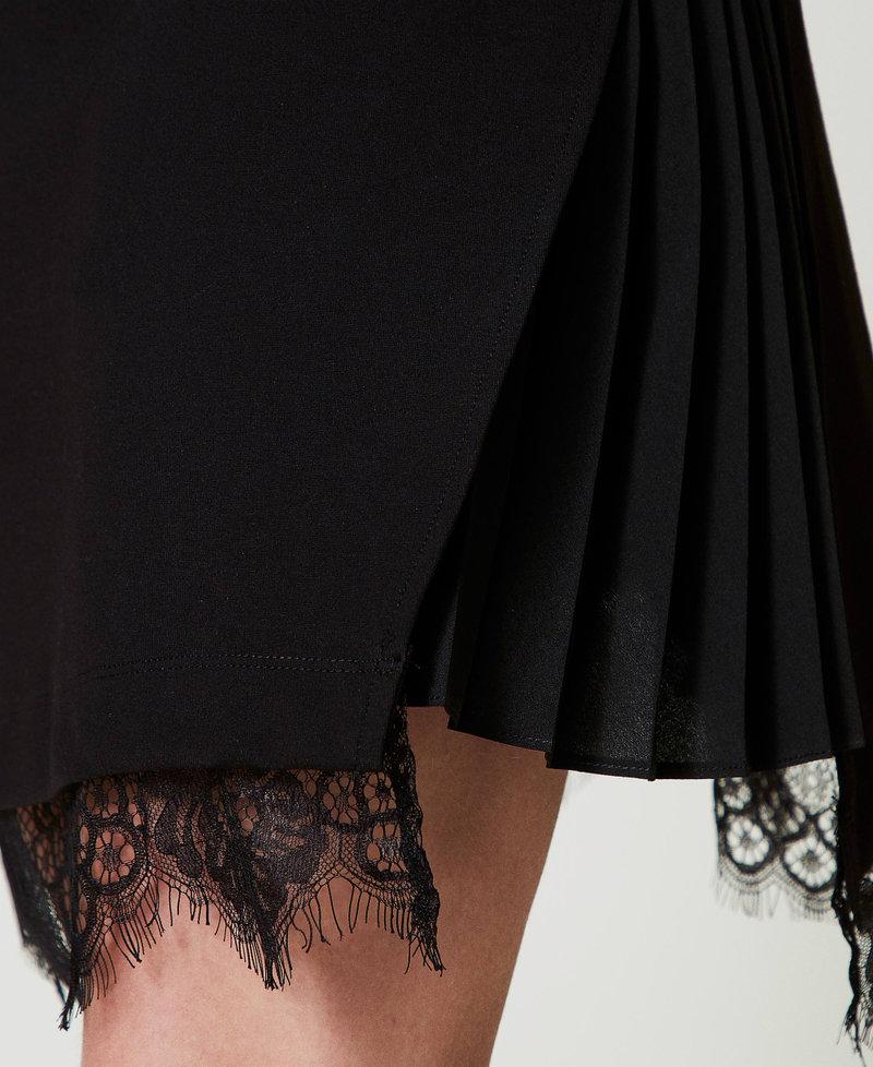 Scee by twin set Abito corto con pizzo 2025