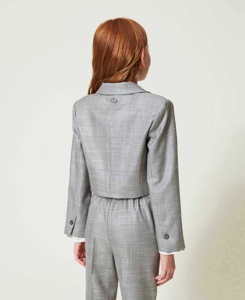 Scee by twin set Giacca spencer in principe di Galles Shopping Online