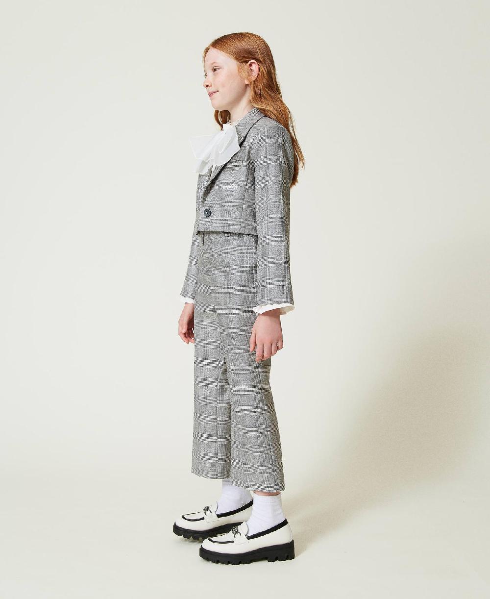 Scee by twin set Pantaloni flare in principe di Galles Vendita