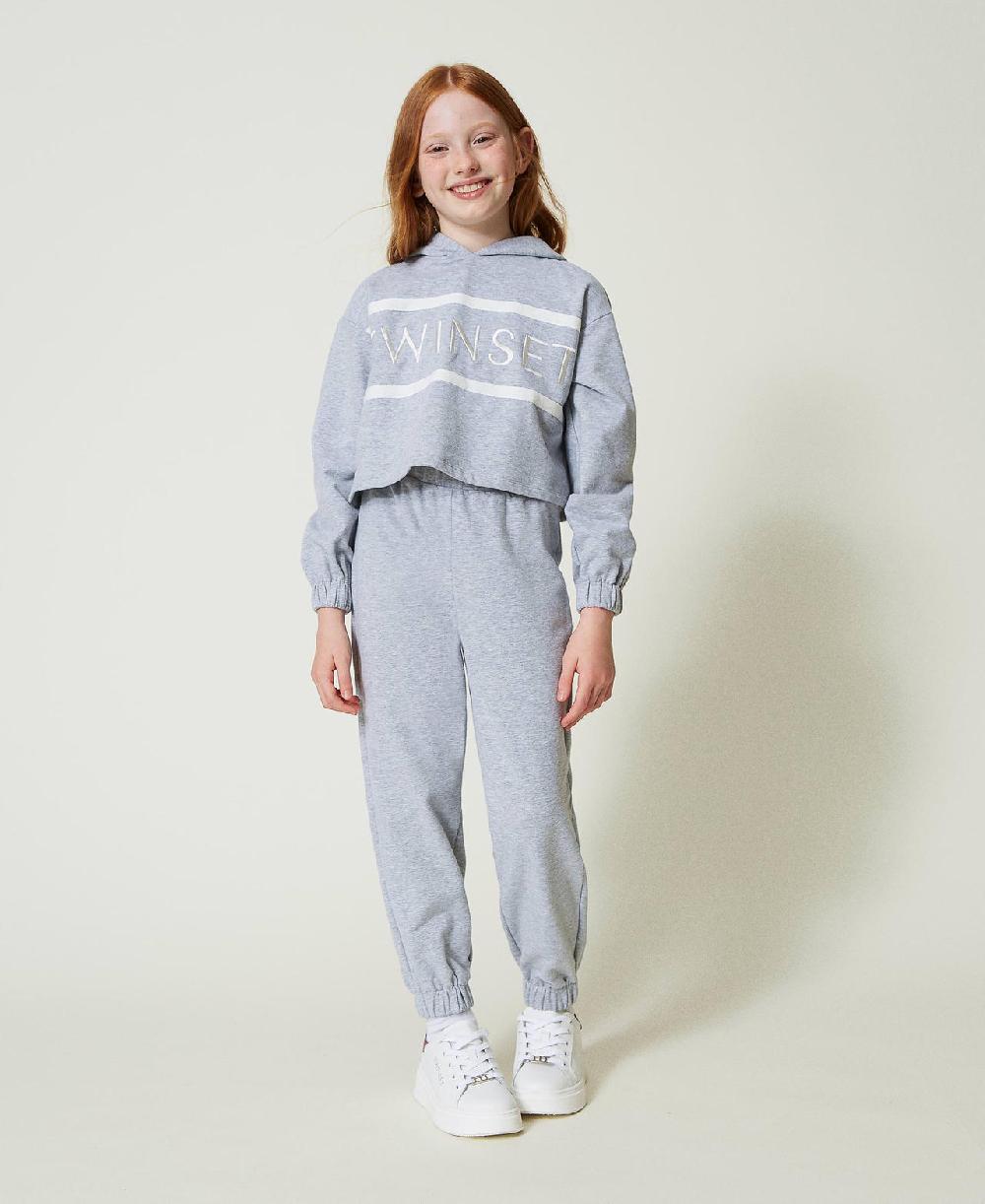 Scee by twin set Pantaloni joggers in felpa Convenienza