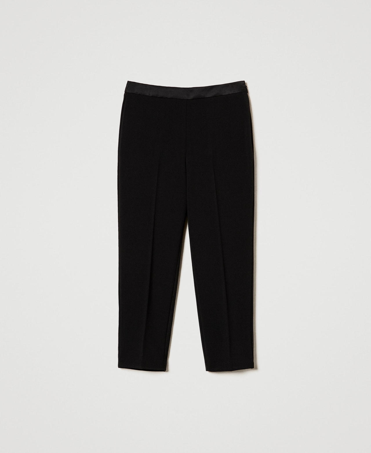Scee by twin set Pantaloni a sigaretta in flanella