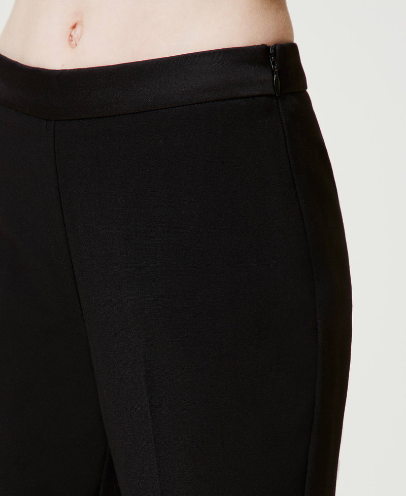 Scee by twin set Pantaloni a sigaretta in flanella Negozi Online