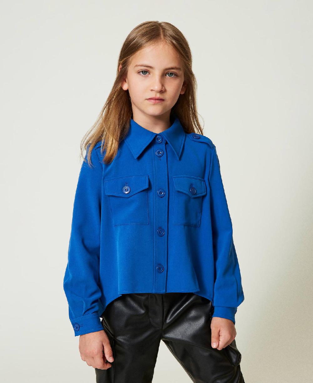 Scee by twin set Giacca overshirt in flanella Hotsell