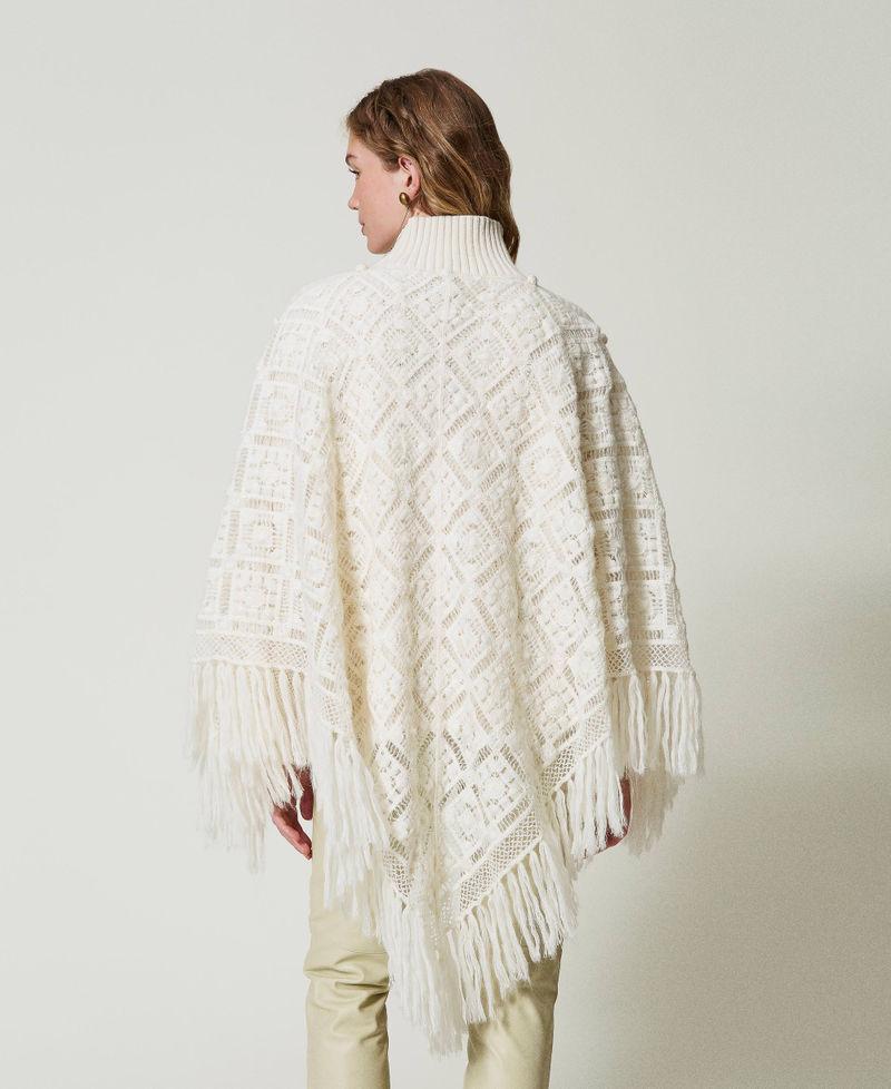 Scee by twin set Maxi maglia in misto lana con stola Moda