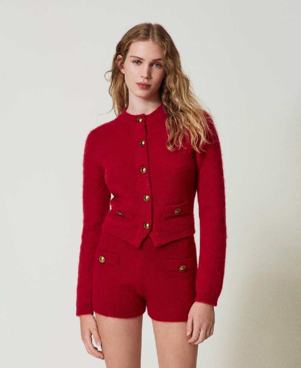 Scee by twin set Cardigan 'Anne' in misto mohair 2025