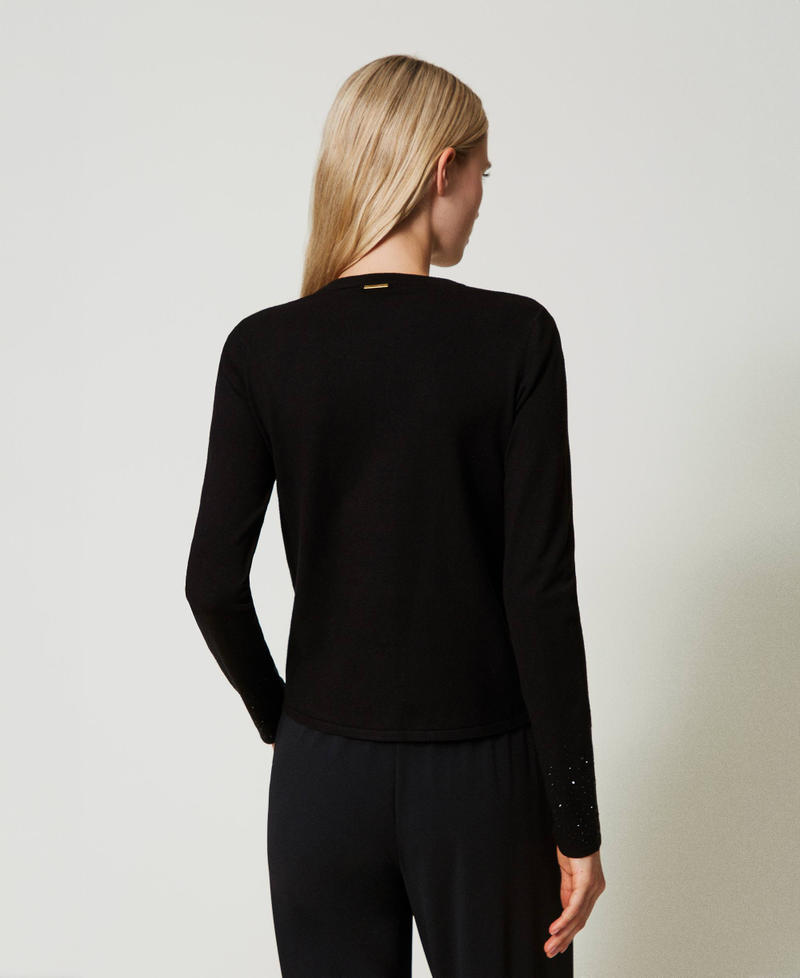 Scee by twin set Cardigan con strass in dégradé Affare Del Giorno