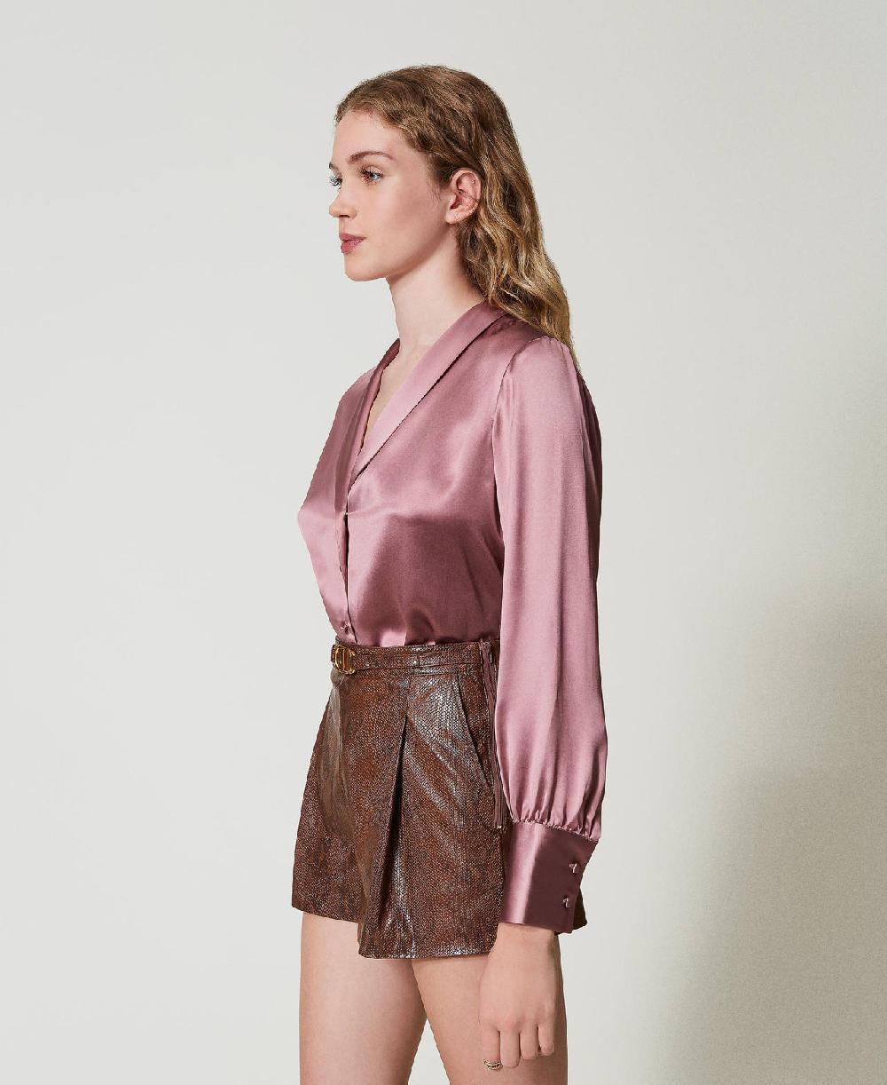 Scee by twin set Camicia con collo a scialle Presa