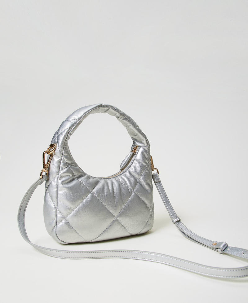 Scee by twin set Borsa hobo piccola quilted imbottita In Vendita