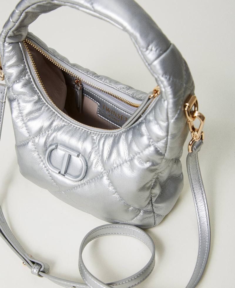 Scee by twin set Borsa hobo piccola quilted imbottita In Vendita