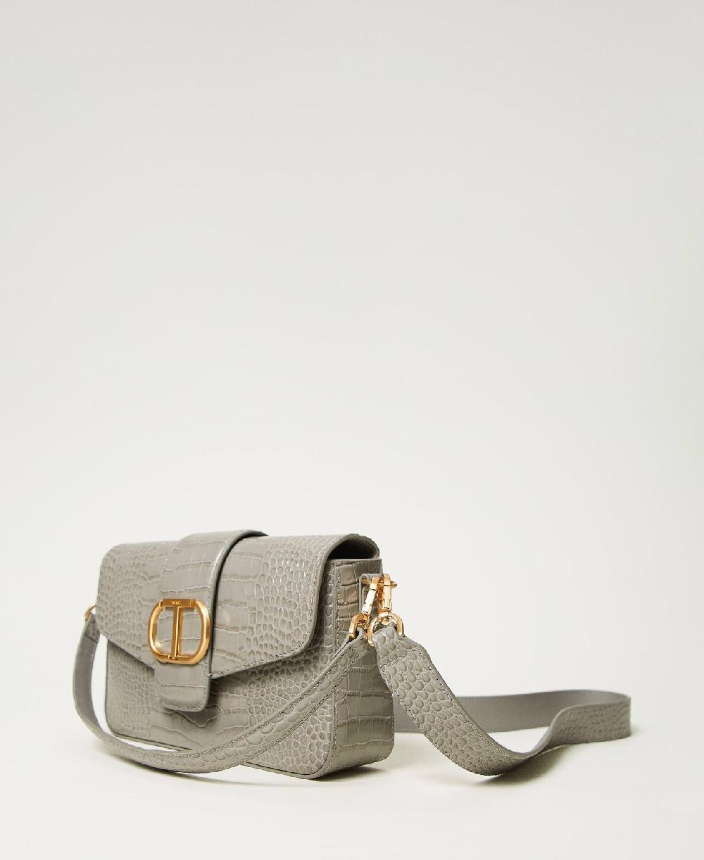 Scee by twin set Borsa a tracolla 'Amie' media a stampa cocco Vendita Calda
