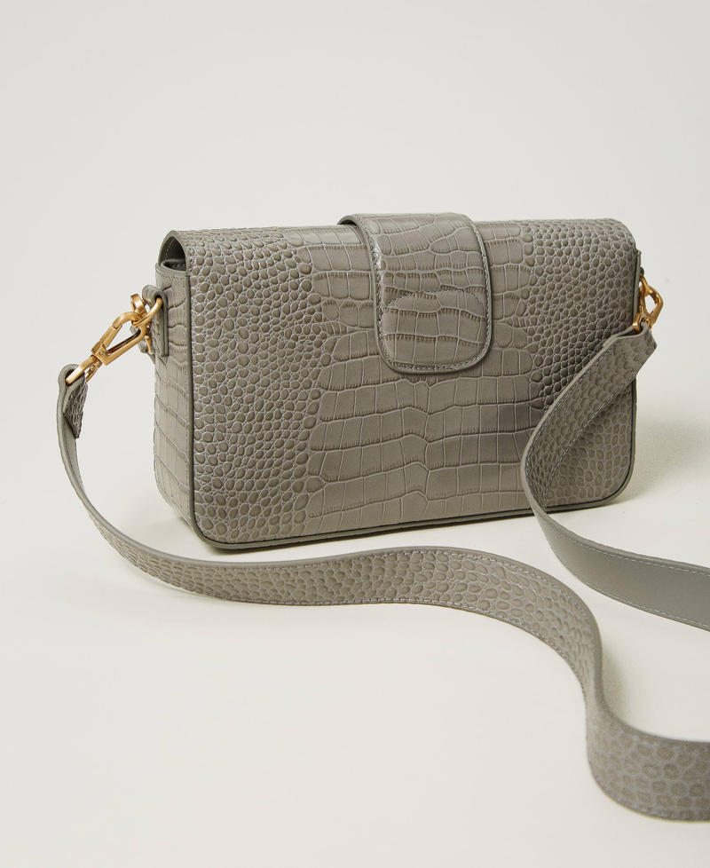 Scee by twin set Borsa a tracolla 'Amie' media a stampa cocco Vendita Calda