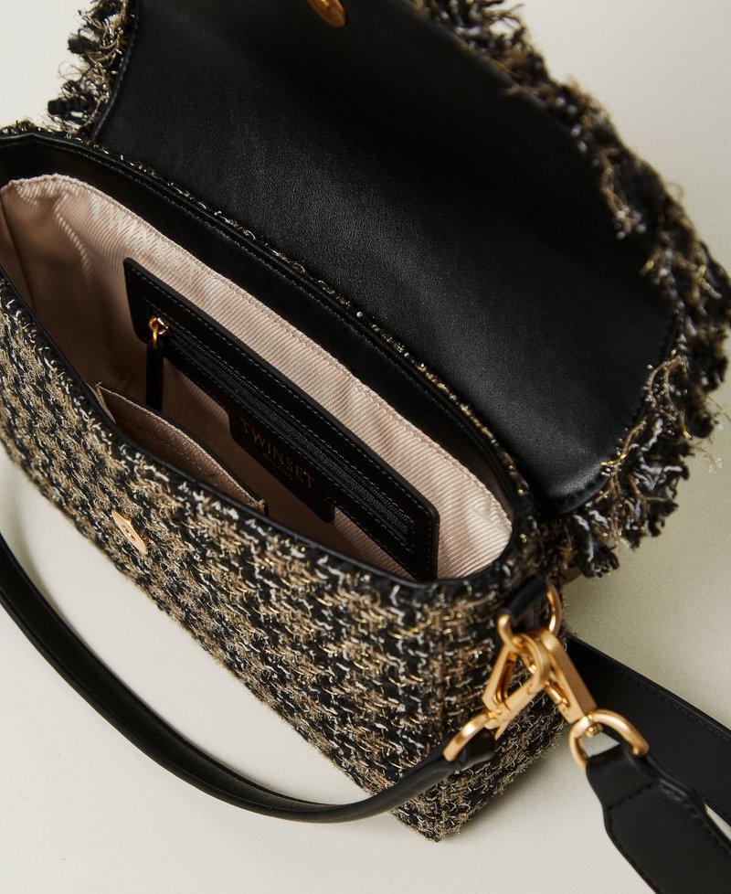 Scee by twin set Borsa a tracolla 'Amie' media in tweed Vendita Economica