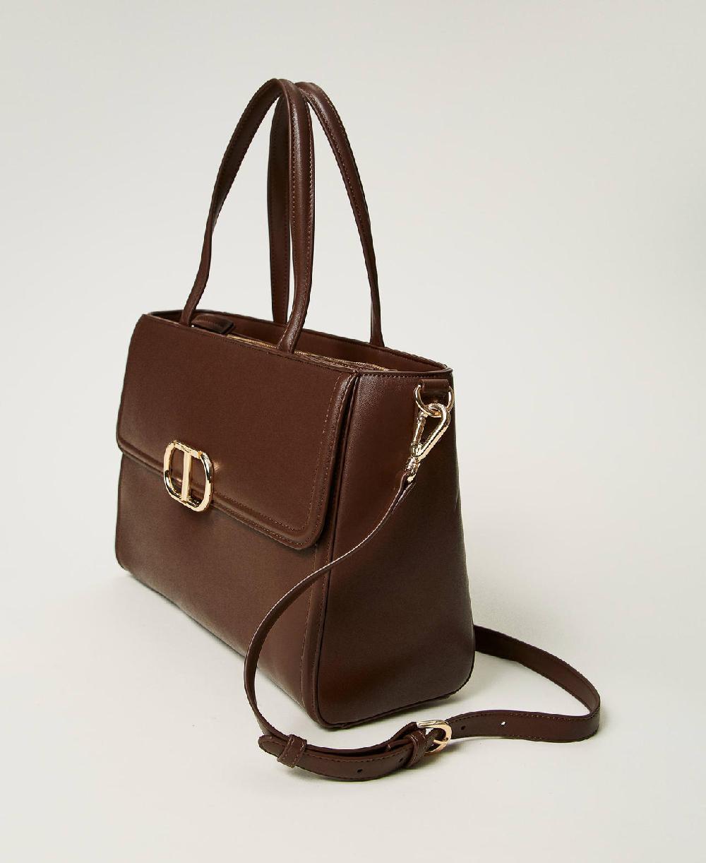 Scee by twin set Borsa shopper ‘Brera’ con apertura Oval T Nuova