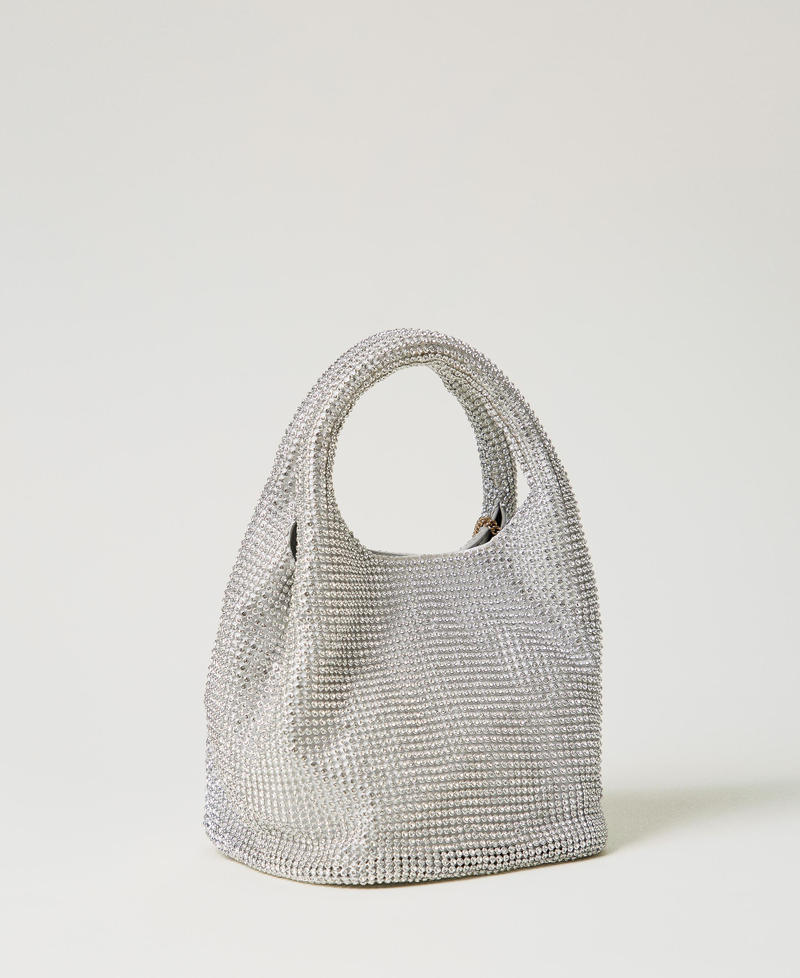 Scee by twin set Borsa 'Rendez-Vous' in strass e charm Oval T 2025