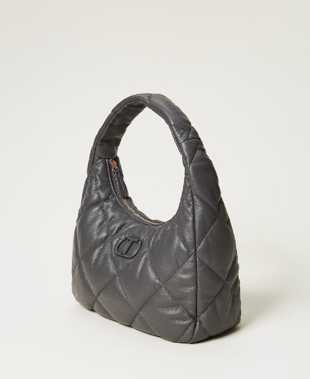 Scee by twin set Borsa hobo media quilted imbottita Italia