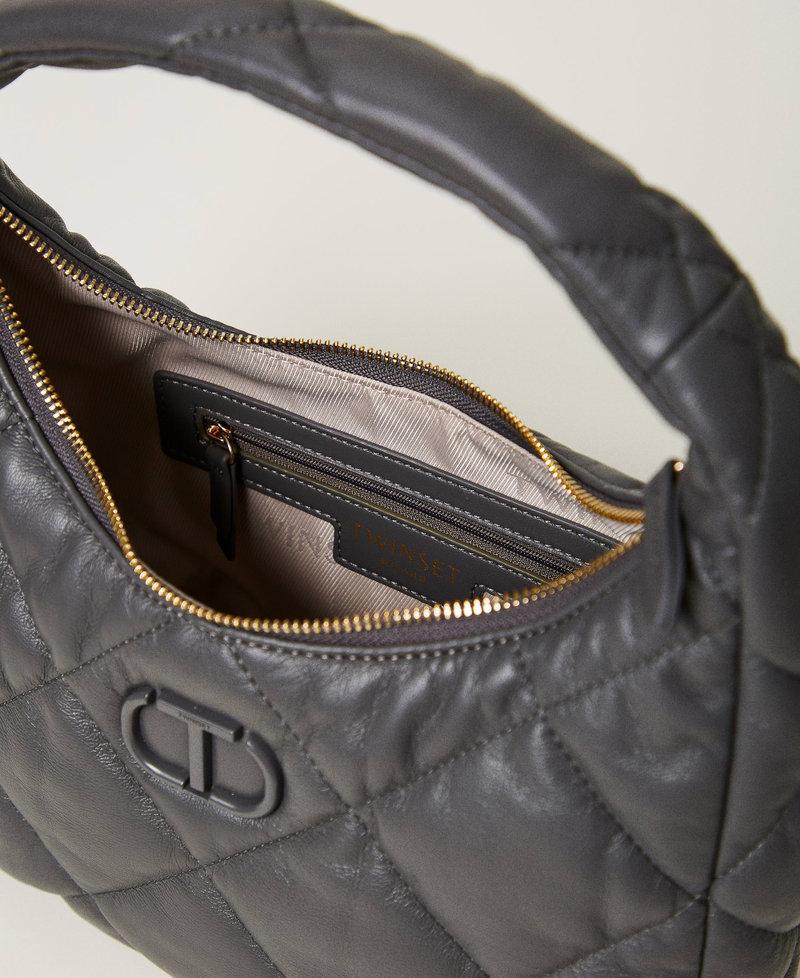 Scee by twin set Borsa hobo media quilted imbottita Italia