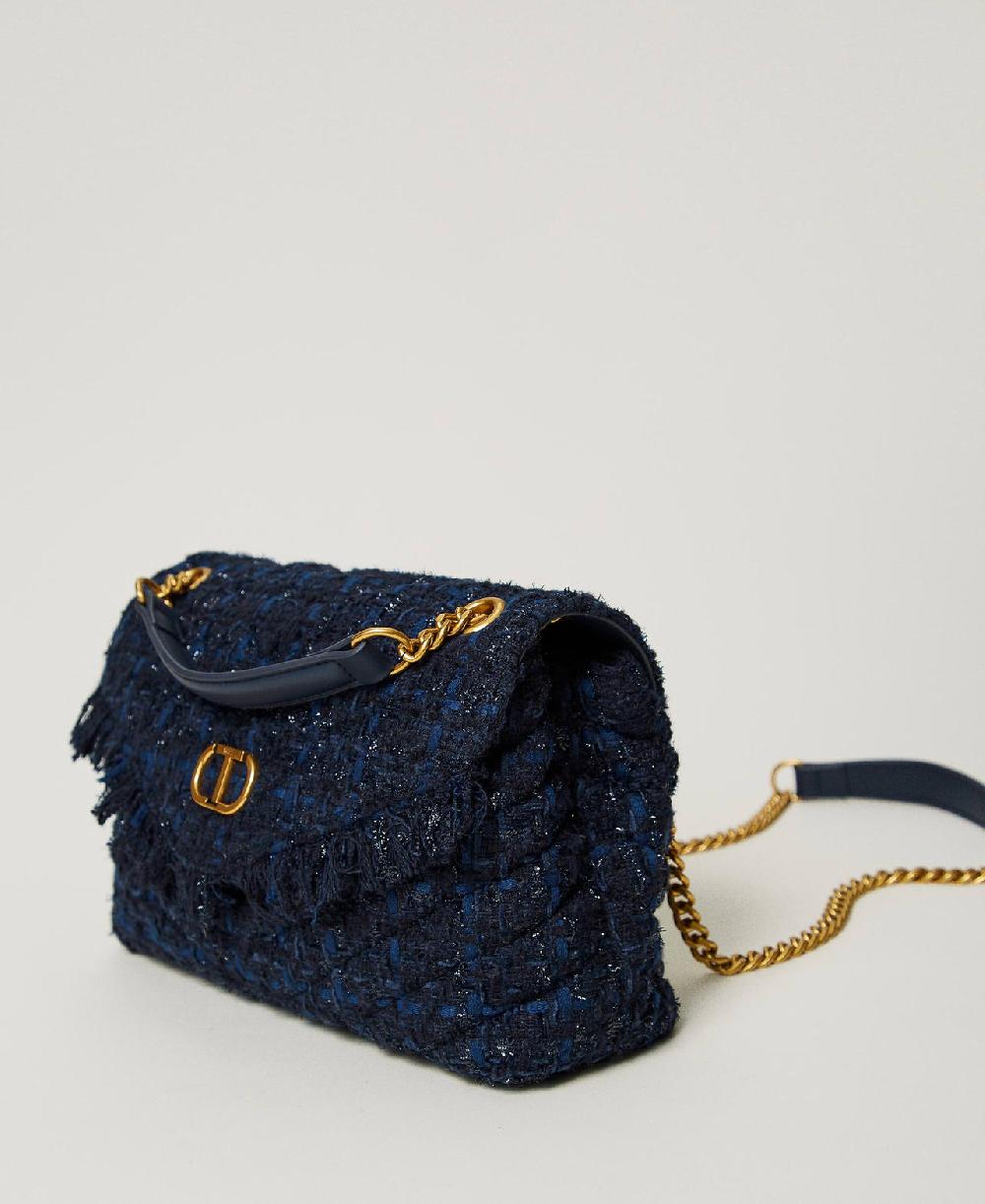 Scee by twin set Borsa a tracolla 'Dreamy' media in tweed Super Saving Price