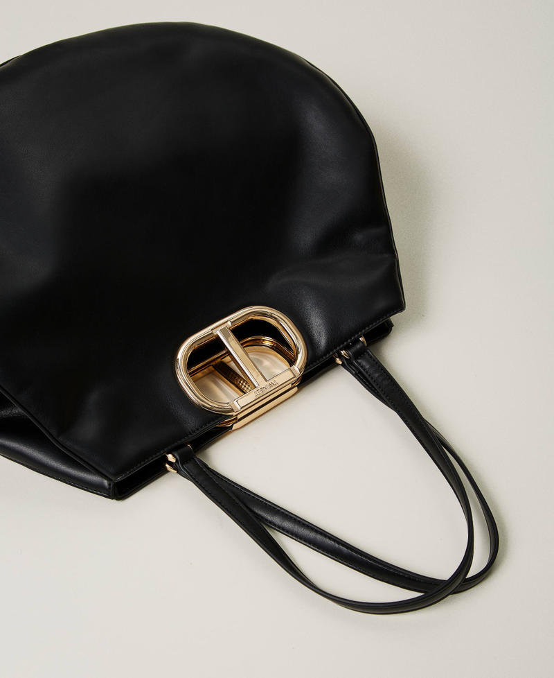 Scee by twin set Borsa shopper 'Lila' con manico Oval T Soddisfazione Garantita