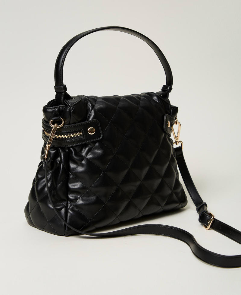 Scee by twin set Borsa top handle ‘Cécile’ grande trapuntata Shopping Online