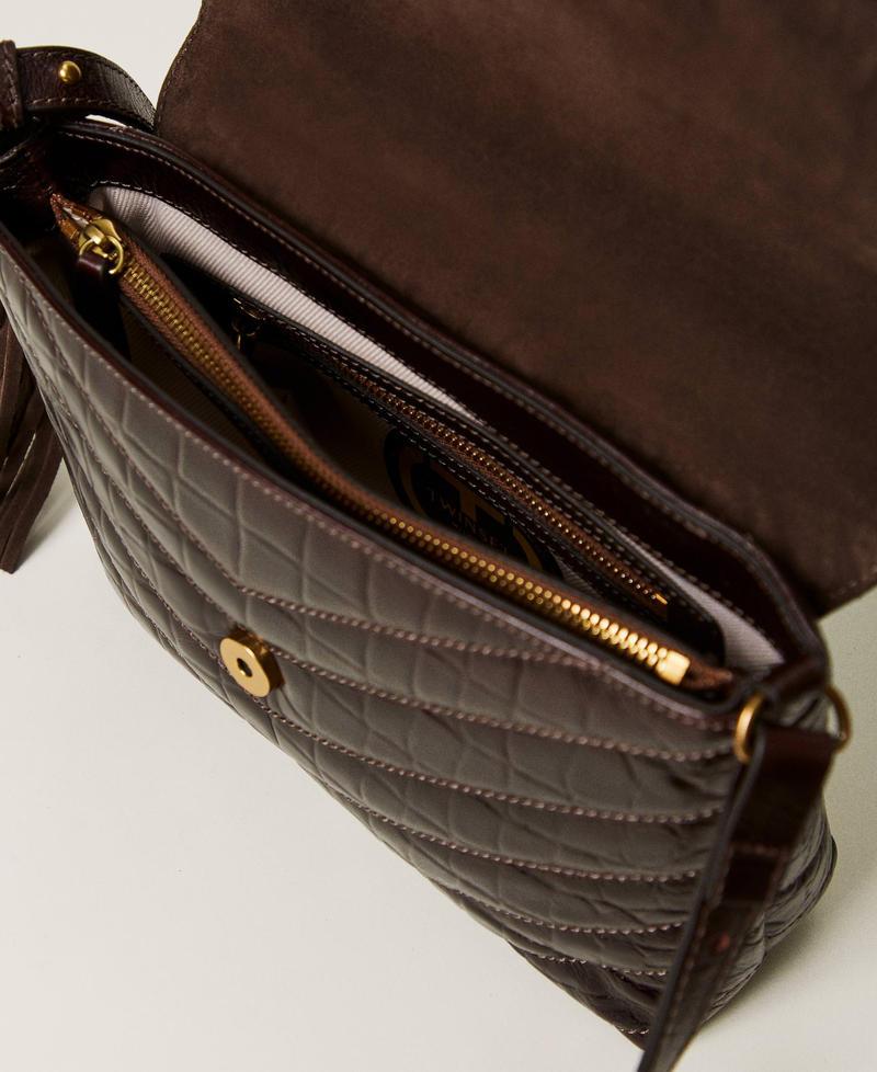 Scee by twin set Borsa a tracolla 'Dreamy' media in pelle stampa cocco Convenienza