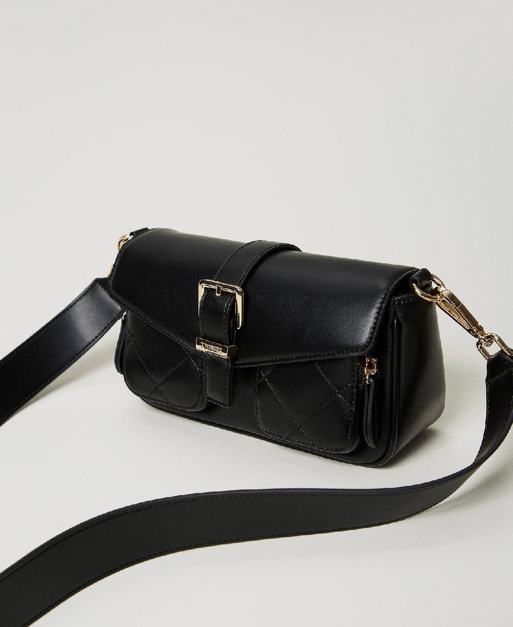 Scee by twin set Borsa a tracolla con tasche trapuntate Outlet