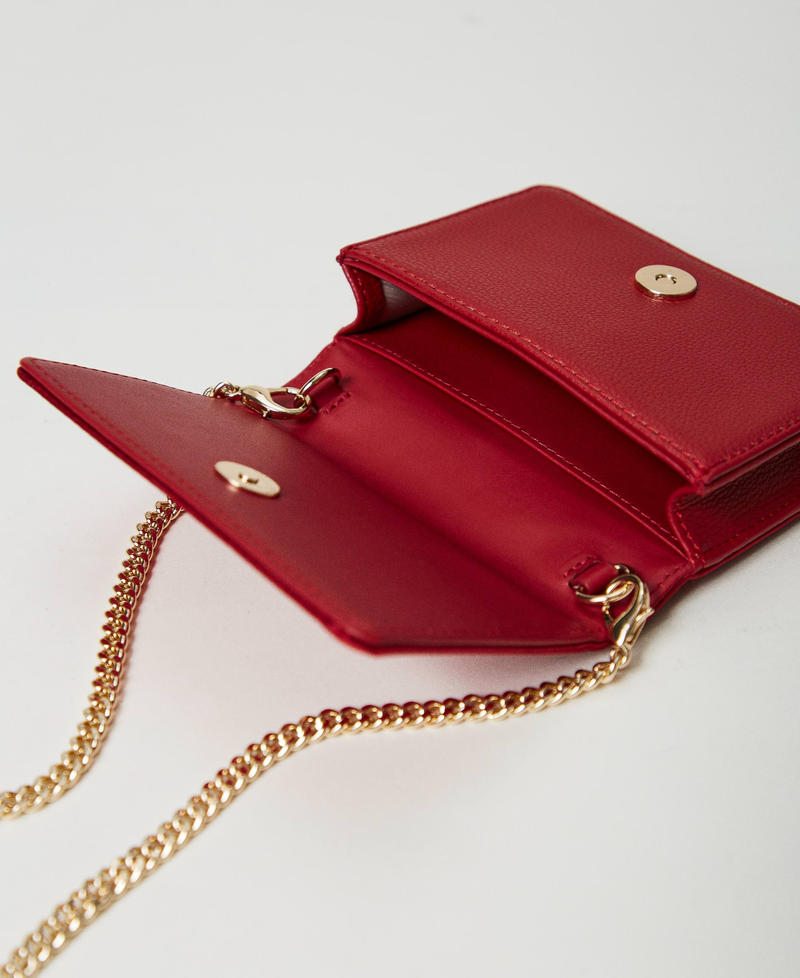 Scee by twin set Mini borsa a tracolla in raso con strass Hotsell