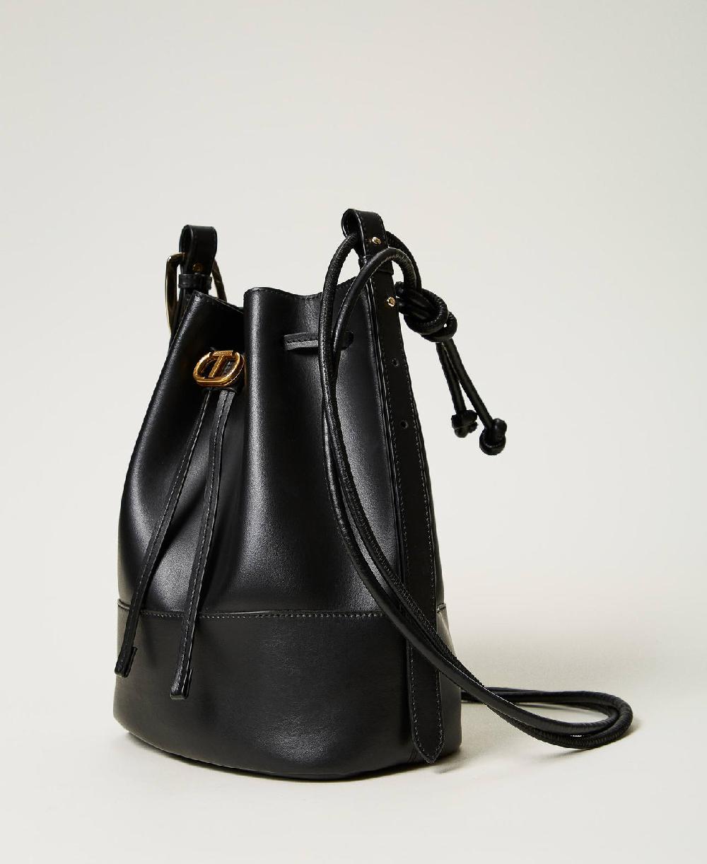 Scee by twin set Borsa a secchiello 'Jane' in pelle Saldi Di Fabbrica