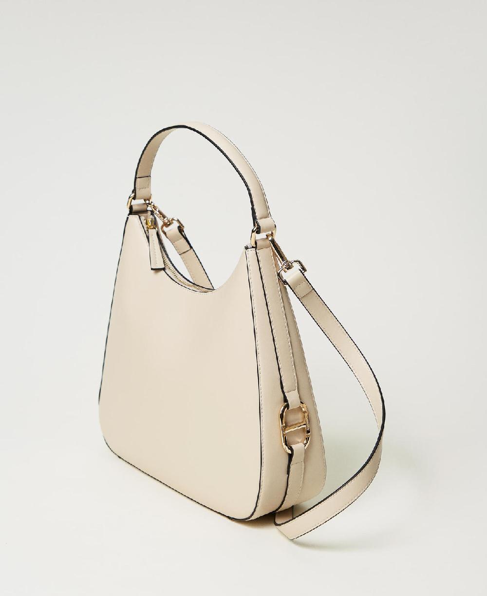 Scee by twin set Borsa hobo con fibbia Oval T 2025