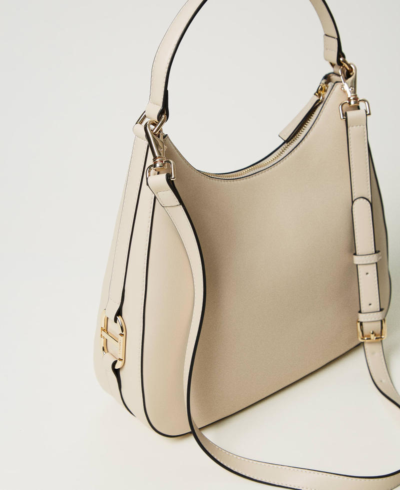 Scee by twin set Borsa hobo con fibbia Oval T 2025