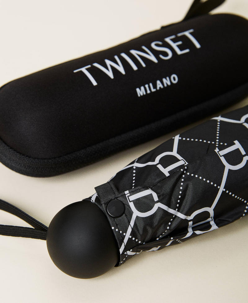 Scee by twin set Ombrello stampato con logo Italia