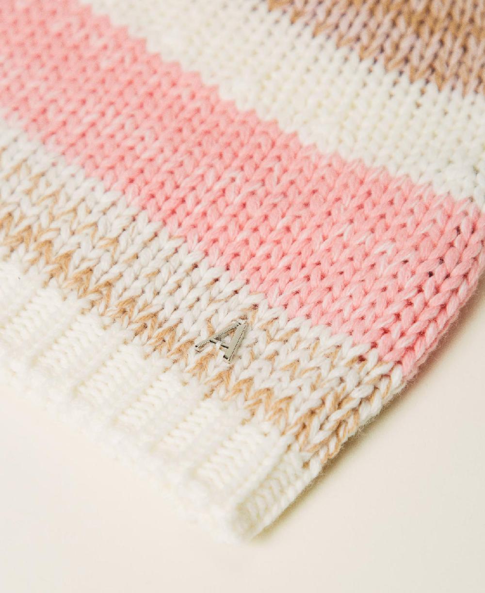 Scee by twin set Berretto in maglia jacquard 2025