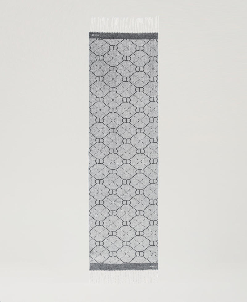 Scee by twin set Stola jacquard con Oval T Promozione