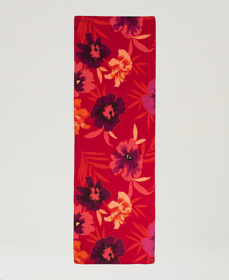 Scee by twin set Stola a stampa floreale Sconto