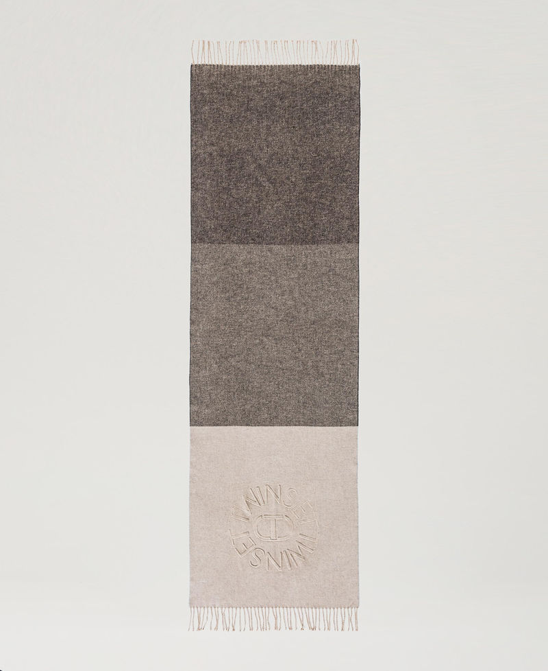 Scee by twin set Stola in panno con frange Online
