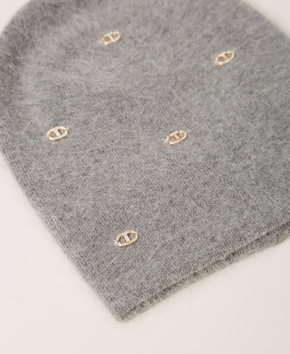 Scee by twin set Cuffia in maglia con Oval T Vendite Flash