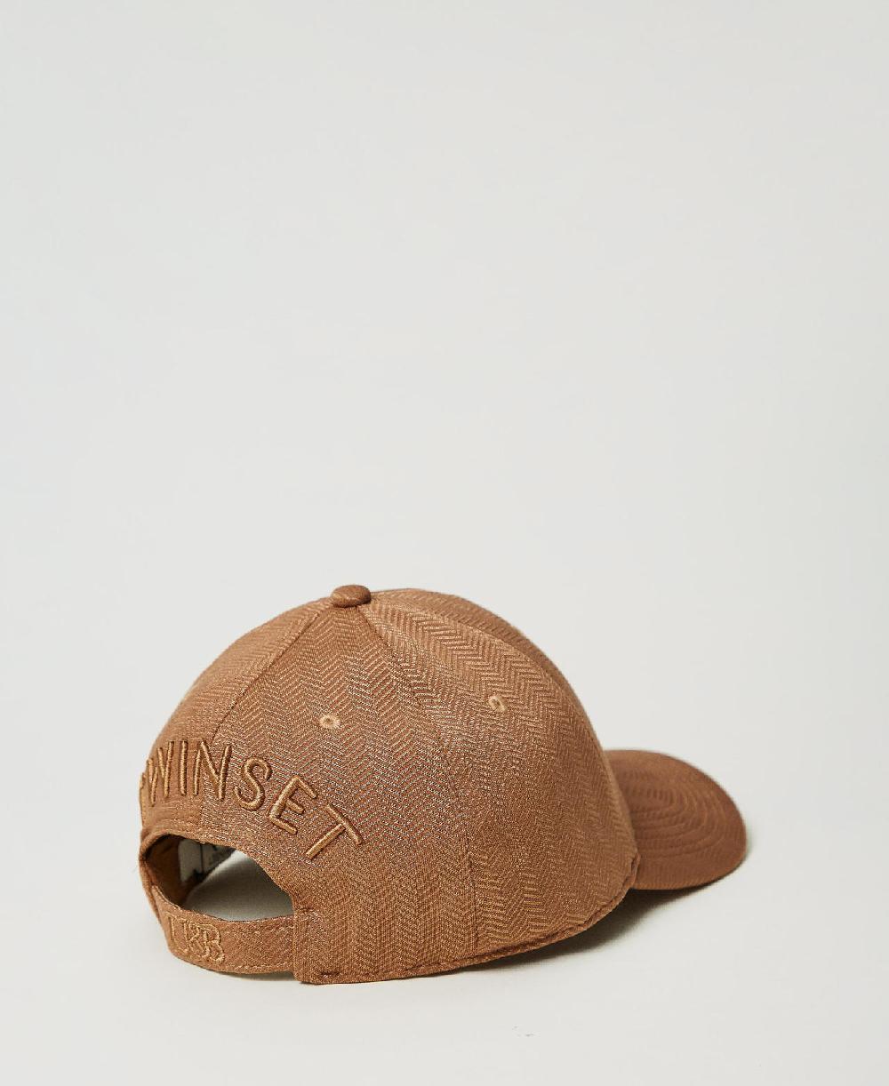 Scee by twin set Cappello da baseball in tessuto scuba Qualità