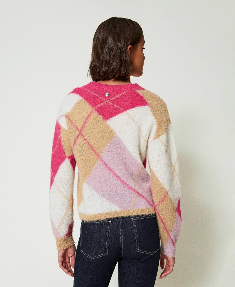 Scee by twin set Maglia jacquard argyle in misto lana Shopping Online
