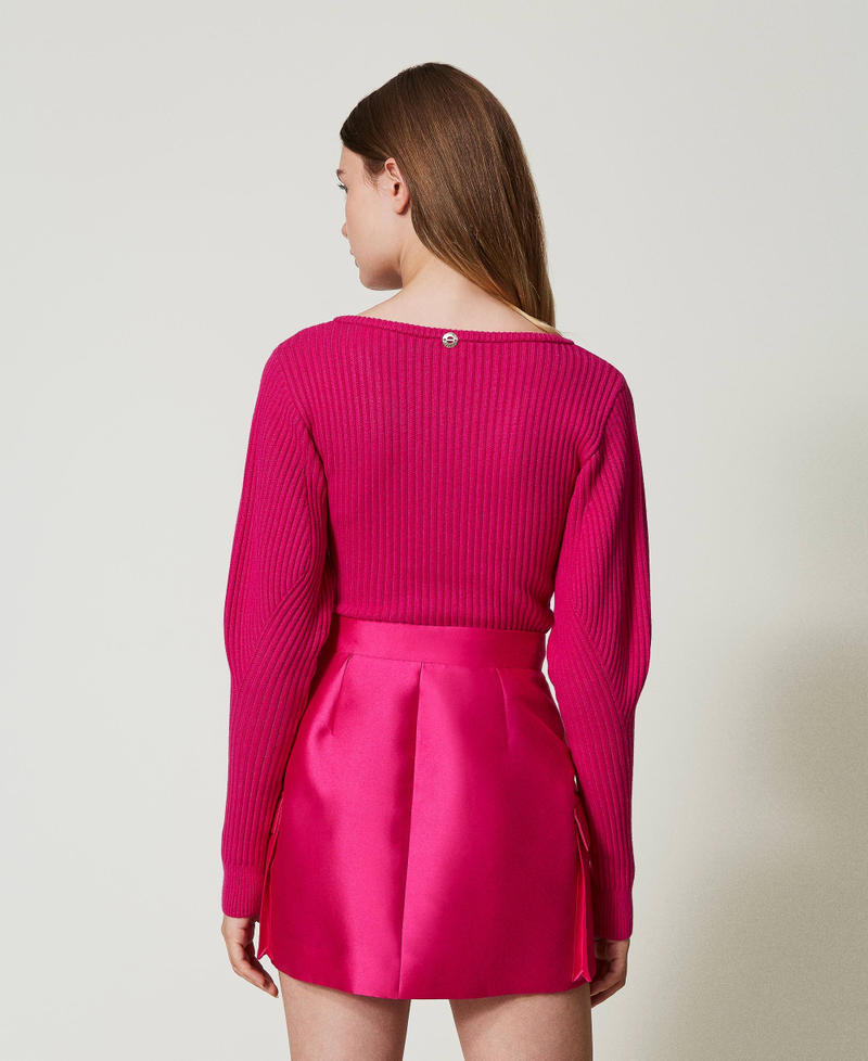 Scee by twin set Minigonna in twill mikado Outlet