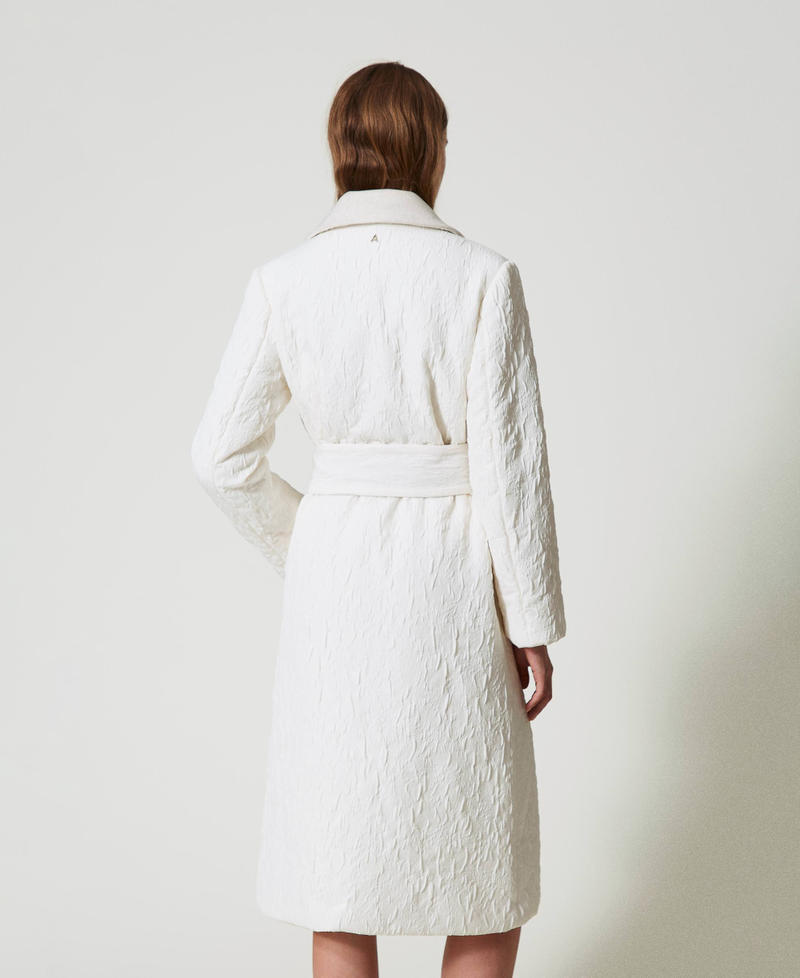 Scee by twin set Cappotto doppiopetto goffrato Vendita Economica
