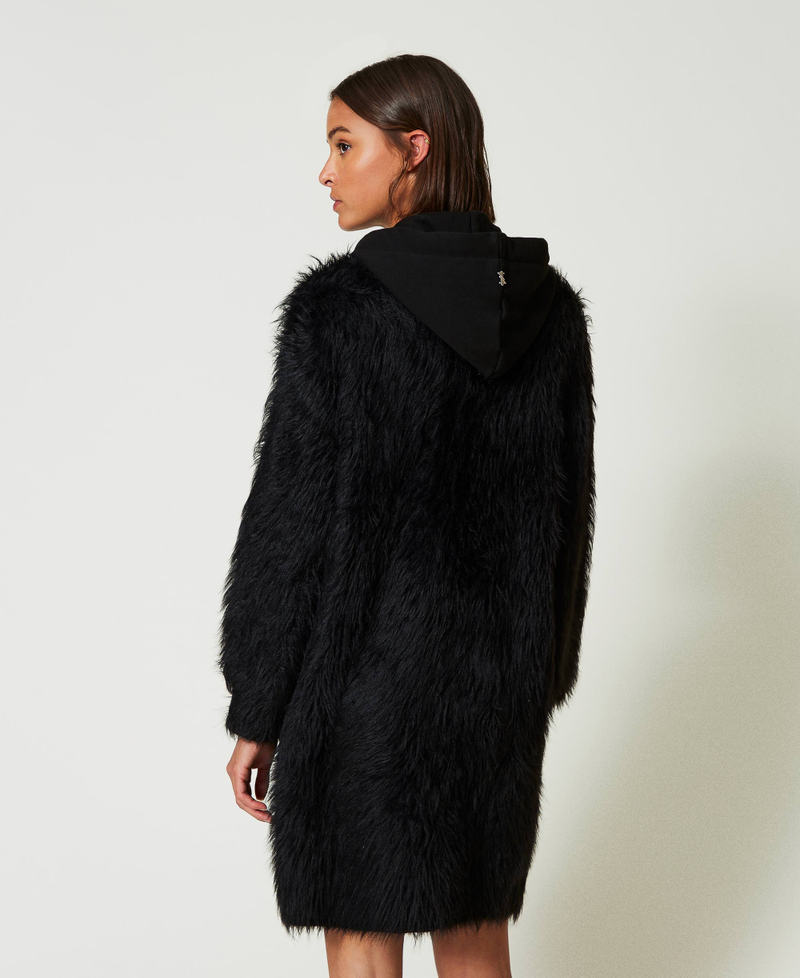 Scee by twin set Cappotto MYFO in maglia con cappuccio Vendite Flash