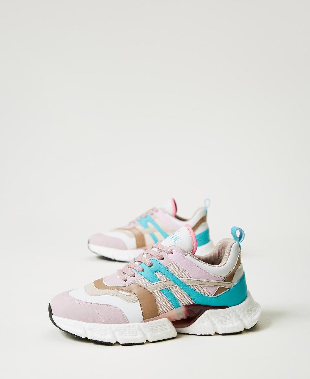 Scee by twin set Sneakers running color block Vendita
