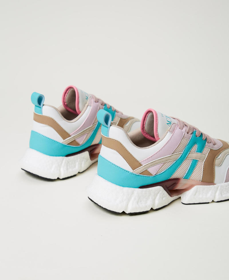 Scee by twin set Sneakers running color block Vendita